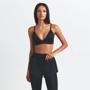 Nike Skims Shine Triangle Bra Obsidian Size Medium